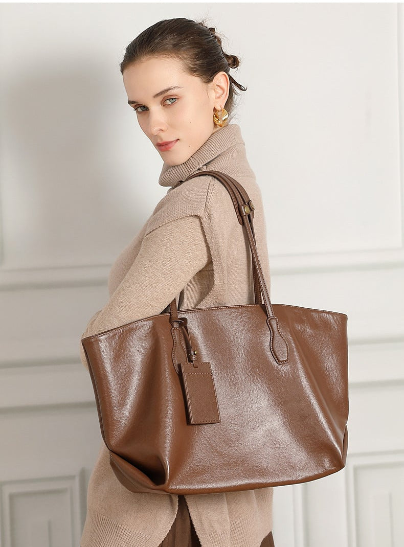 Tote Large Genuine Leather London Bag