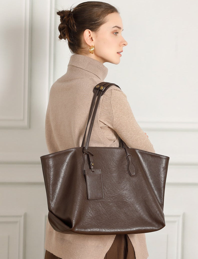 Tote Large Genuine Leather London Bag