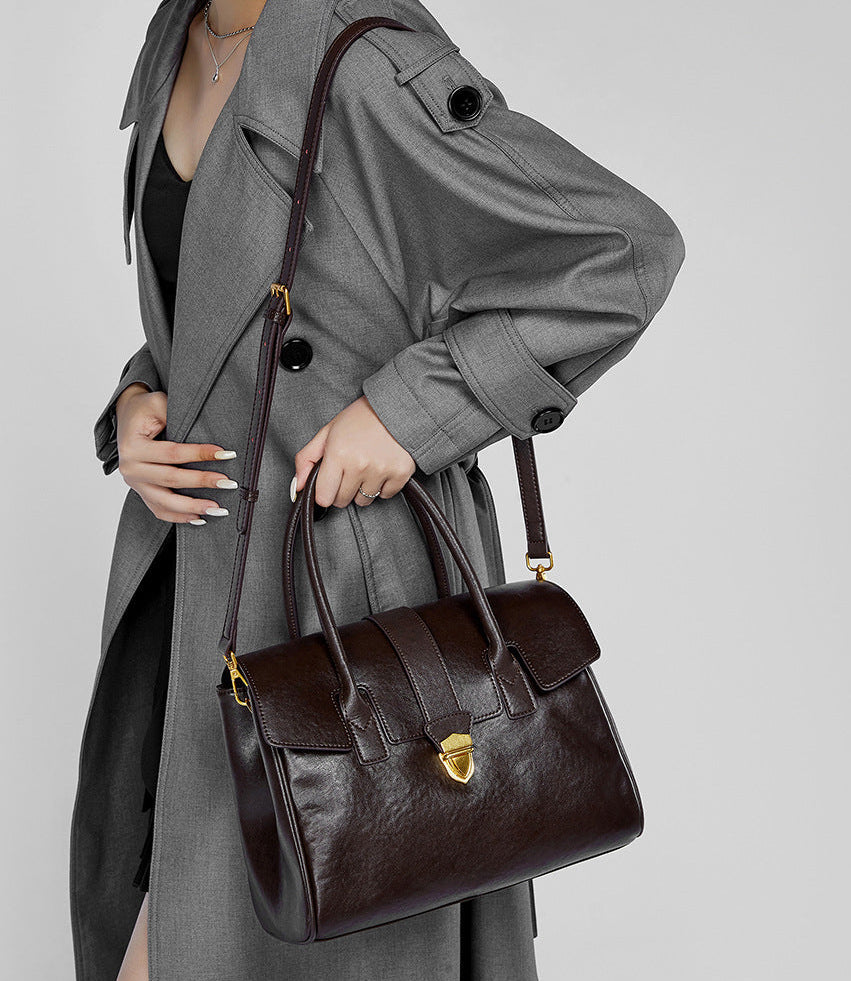 Classic Medium Genuine Leather Naples Bag