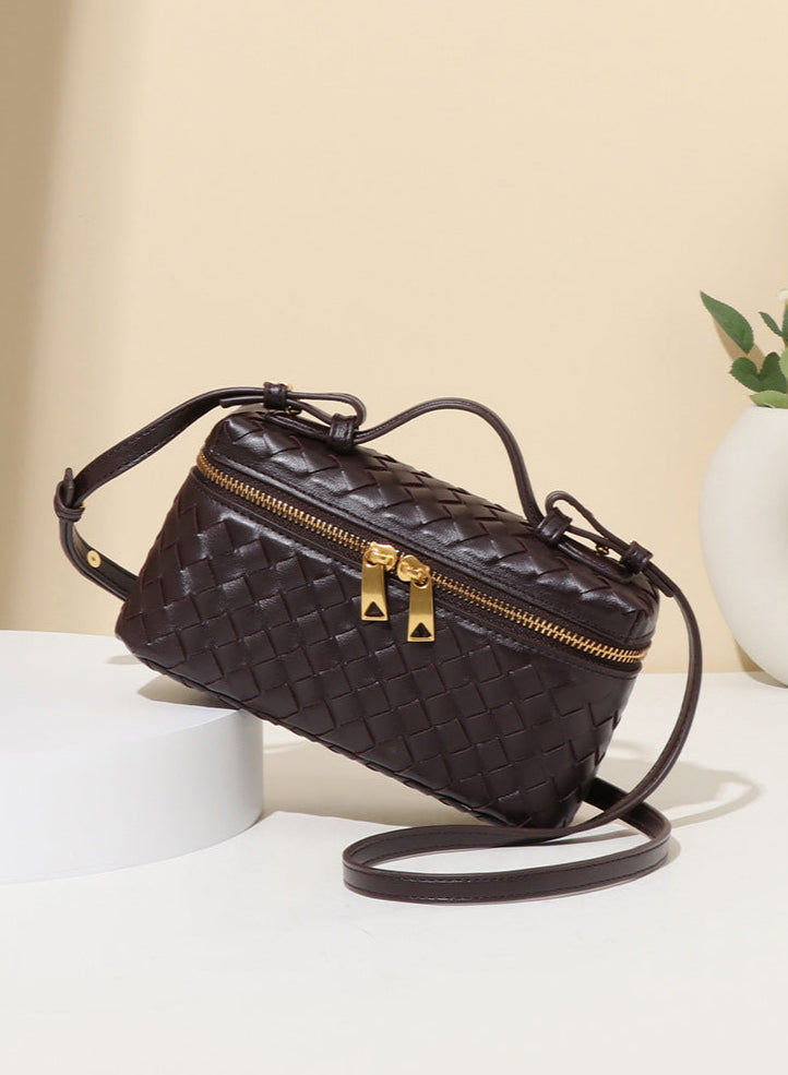 Small Woven Manila Bag