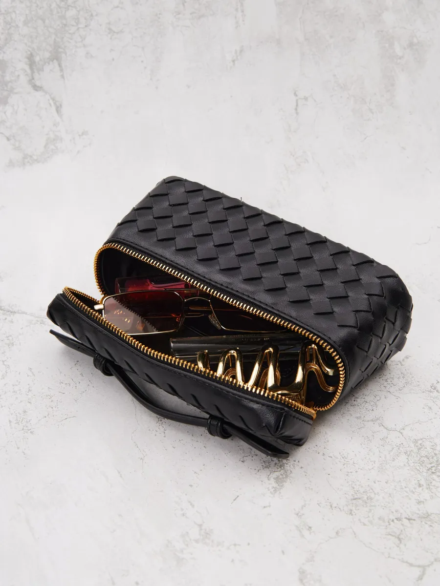Small Woven Manila Bag