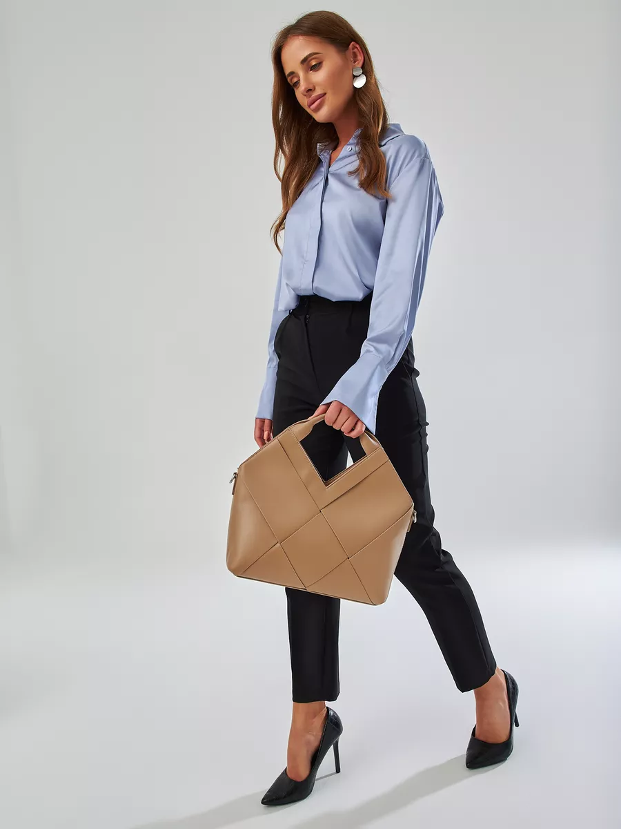 Woven Genuine Leather Jakarta Bag