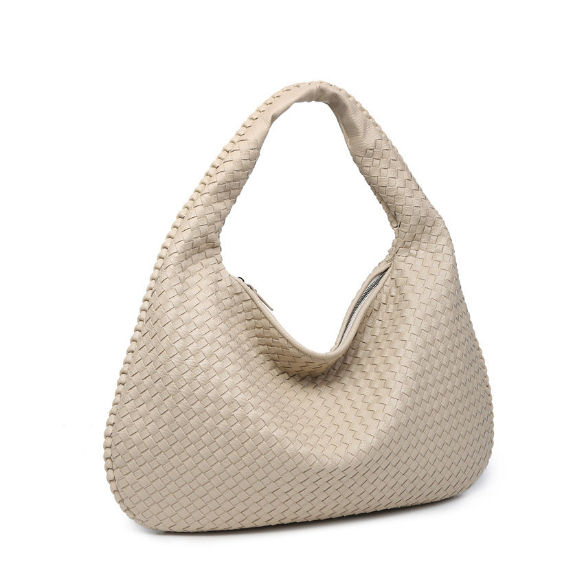 Shoulder Maxi Woven Havana Bag