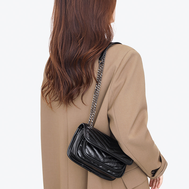Small Crossbody Genuine Leather Liz Bag