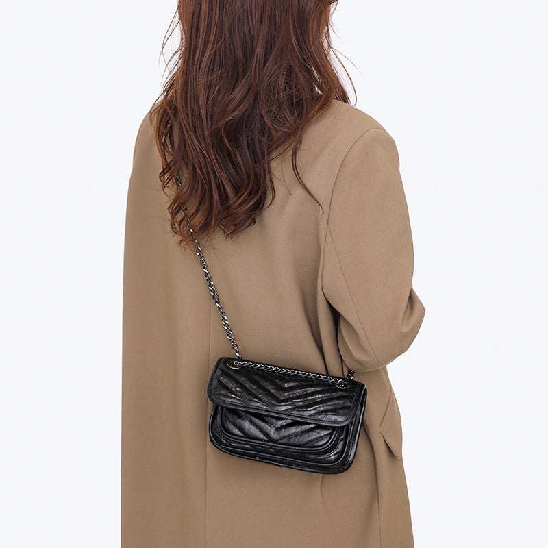 Small Crossbody Genuine Leather Liz Bag