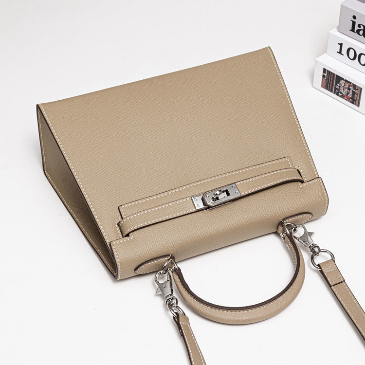 Classic Medium Genuine Leather Madrid Bag – Silver Hardware